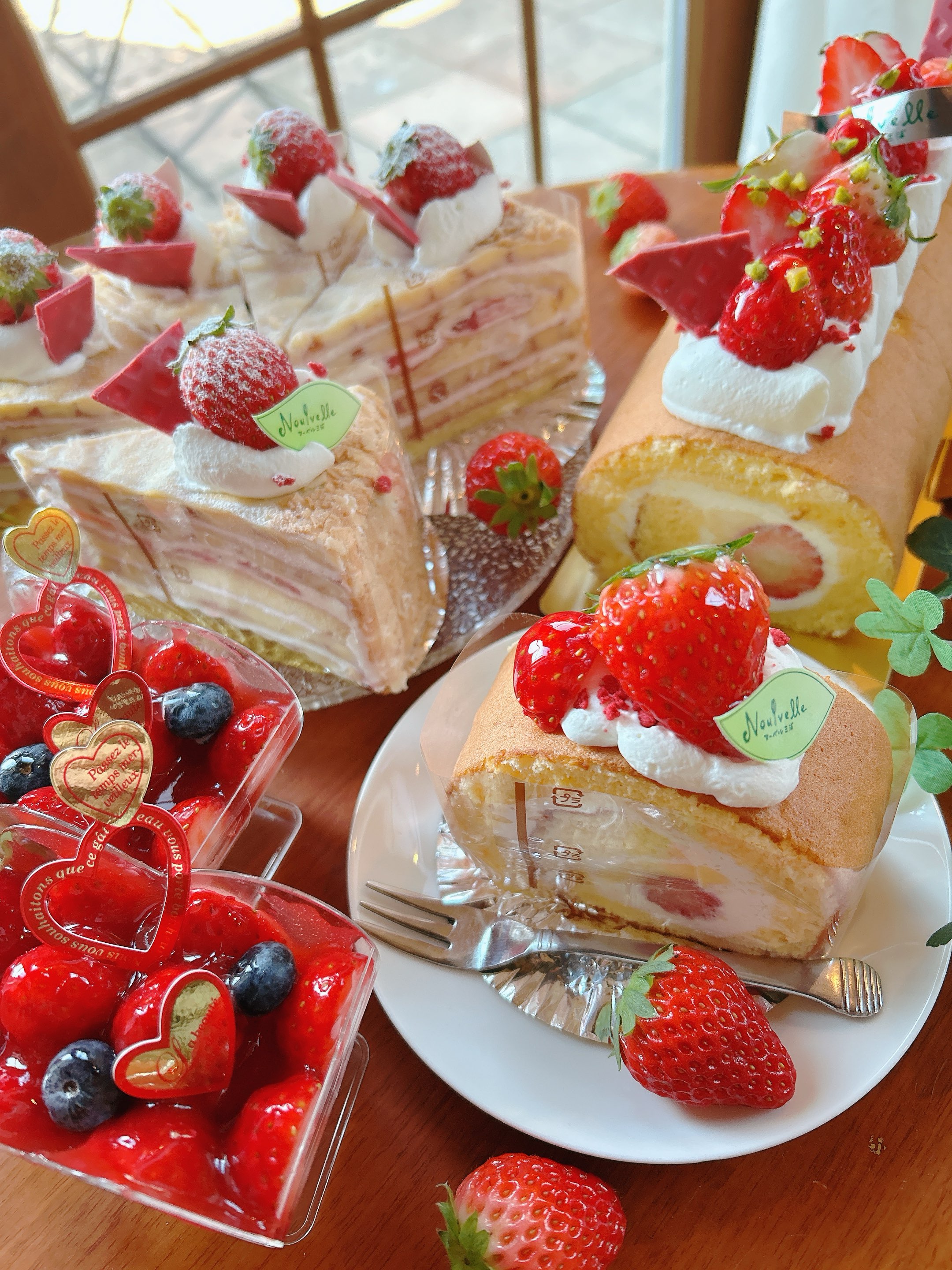 いちごを使用したケーキ